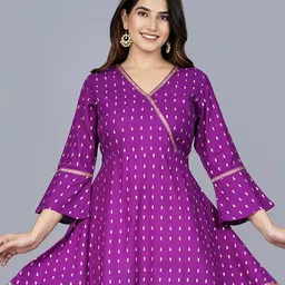 SIPET Ethnic Motifs Printed Kurti-image-3