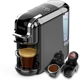 Capsules & Coffee Powder 2-in-1 Espresso Machine, 20 Bar Capsules Maker 8 Cups Coffee Maker-2