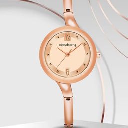 DressBerry Women Stainless Steel Bracelet Style Straps Analogue Watch DB-025-15