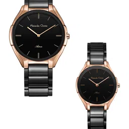 Alexandre Christie Men Dial & Stainless Steel Bracelet Style Straps Analogue Watch 8610MHLHBRBA-image-41