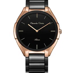 Alexandre Christie Men Dial & Stainless Steel Bracelet Style Straps Analogue Watch 8610MHBBRBA-image-50