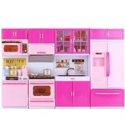 4 Compartment Battery Operated Cooking Toys for Girls with Realistic-image-1