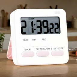 Digital White Clock-image-69