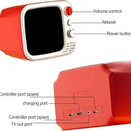 HG WORLD Retro H7 Game Box Gaming Console For TV With 2 Player Portable Sup Game Box 3.5"TV Screen Rechargeable Battery Handheld Console Hand Video Game For TV 512MB GB with 700+ Classic Video Game Handheld, Best Gift All Ages, Mario Game Tv Game Set image 5