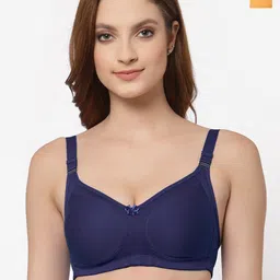 Floret Pack of 2 Yellow & Navy Blue Bras-47