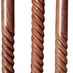 Wooden walking stick in 3fold rassa duck handle Walking Stick-image-25