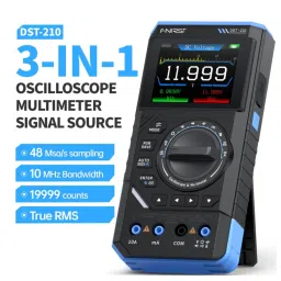 FNIRSI DST-210 3-in-1 Handheld Digital Oscilloscope True RMS Multimeter & Signal Generator FNIRSI DST-210 3-in-1 Handheld Digital Oscilloscope True RMS Multimeter & Signal Generator image 1