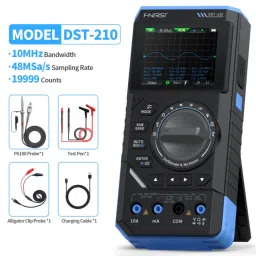 FNIRSI DST-210 3-in-1 Handheld Digital Oscilloscope True RMS Multimeter & Signal Generator FNIRSI DST-210 3-in-1 Handheld Digital Oscilloscope True RMS Multimeter & Signal Generator image 2
