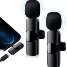Dual Wireless Lavalier Mic for Mobile Type C & iOS Mike for Video Recording Vlog Youtubers Collar Microphones-image-12