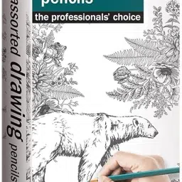 Apsara Assorted Drawing Pencils, HB, B, 2B, 2B, 4B, 6B - Pack of 12 Pencil-image-3