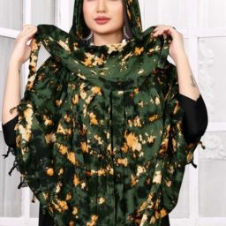 Printed Pure Cotton Women Green Fancy Scarf, Scarf, Stole-image-7