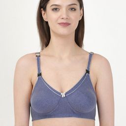 MYLO ESSENTIALS Blue & White Lightly Padded Maternity Comfort Bra with Bra Extender-picture-22