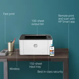 HP Laser 108 w Single Function WiFi Monochrome Laser Printer image 4