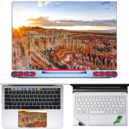 SDM 3in1 Accessories Combo Kit - Laptop skin sticker Decal with Touch Pad Skin Guard , trackpad skin transparnt Compatible for HP Laptops 15.6 Inch (Customizable) natural image133 Combo Set-image-39
