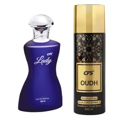 CFS Lady Eau De Parfum & Oudh Long Lasting Deodorant Combo-51