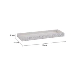 OBSESSIONS Beige & Brown Textured Rectangular Bath Tray image 5