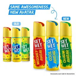 Set Wet Men Set of Cool - Charm & Mischief Avatar Deodorant Body Spray Perfume-150 ml Each image 4