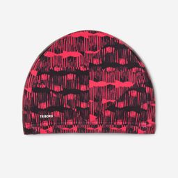 Fabric Swim Cap L Secure Fit & Stretchable Red Cray-image-70