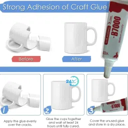 dzk B7000 fabric glue for clothes glue drops for jewellery and saree shoe fix glue Glue image 2