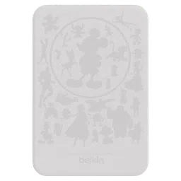 belkin D100 Mickey 5000 mAh 7.5W Fast Charging Power Bank (1 USB Type C Port, Overcharge Protection, Silver) image 4