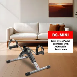 powermax fitness BS-MINI Mini Pedal Exerciser with Adjustable Resistance Mini Pedal Exerciser Cycle image 2