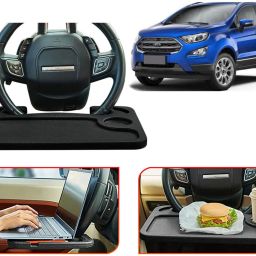 TB75-Multifunctional Car Laptop Food Steering Wheel Tray Drink Holder Desk Cup Holder Tray Table-image-44