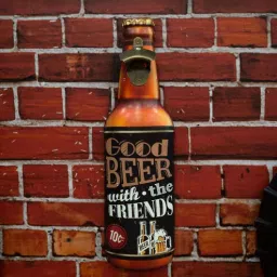 eazywagon Multicolor Metal Good Beer With The Friends Wall Decor-picture-44