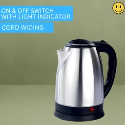 Electric Kettle With Stainless Steel Body 2 Litre for Boiling Water & coffeeZ385 Electric Kettle-image-63