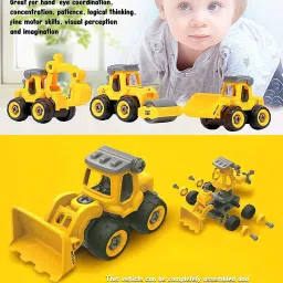 Construction Truck Vehicles Toy Set – Non-Battery Friction Toys-picture-17