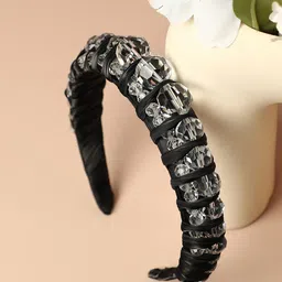 SOHI Women Embellished Fabric Hairband-image-7