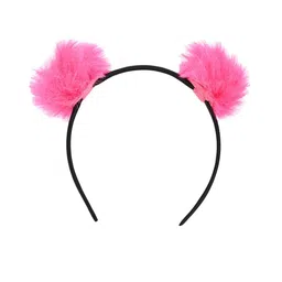 Aye Candy Fur PomPom Hairband-13