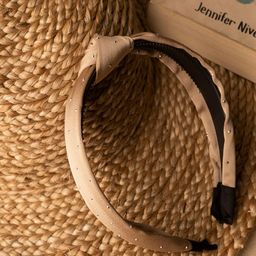 Jewelz Women Cream-Coloured Embellished Hairband-13