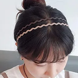 CHRONEX Set of 12 Multi Wavy Zigzag Wave Hair bands image 4