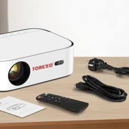 Torexo YG550 Android 9.0 Full HD 1GB DDR4/32GB 5G WiFi/BT5 840 ANSI (Electronic Focus) (10000 lm / 2 Speaker / Wireless / Remote Controller) Projector image 5