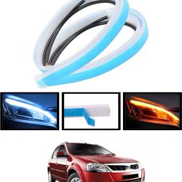 Waterproof New Design Universal Audi Strip Yellow & White Light For Car-292 Car Fancy Lights-image-65