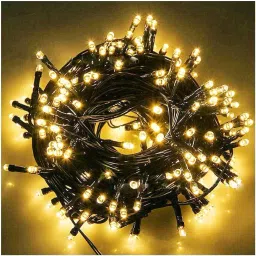 40 LEDs 11 m Gold Steady Bulb Rice Lights-13