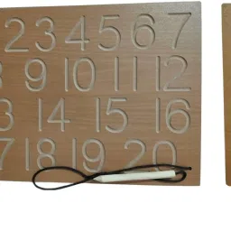 Capital & Small Alphabet And Number Writing Tracing Board with Dummy Pencil-15