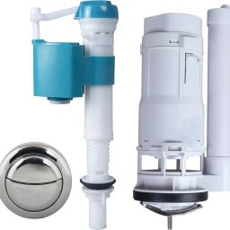 Water-Saving Toilet Repair Kit Dual Flush Valve , 8.26 inch Flush siphon 6-10" Flush Tank Lever-26
