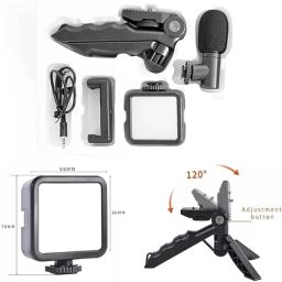 GUGGU LFO18Vlogging Kit Living Streaming Equipment LED Light Tripod Kit Tripod Kit Tripod-image-0