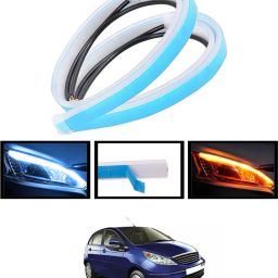 Universal Waterproof Yellow/White Fancy Design Audi Strip Light For Car-299 Car Fancy Lights-image-65