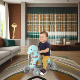 2 in 1 Baby Horse Rider Rocker for Kids 1-3 Years Birthday Gift for Kids-picture-12