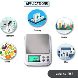 Skeisy New Dm3-jewellery weighing scale up to 600gmX0.1gm, Tare, overload indicator, Weighing Scale image 4