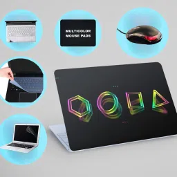 SDM 6IN1LAPTOPSKIN,SCREEN&KEYGAURD PROTECTOR,TRACKPAD,SLEEVEBAG,MOUSEPAD15.6INCH669 Combo Set-image-9