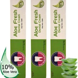 Aloe Fresh Dental Cream 100 gm (pack of 3no's) Toothpaste-image-94