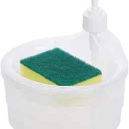 New Double Layer Liquid Soap Dispenser Microfibre Wet and Dry Brush-picture-11