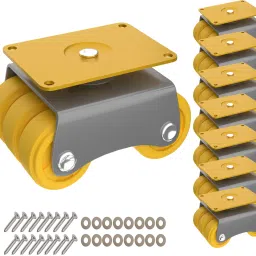 Castor Wheels Heavy Duty Casters Furniture Rotating 350kg Load Capacity Furniture Pads Office Furniture Trolley (Pack of 8) Fixed Furniture Caster-image-46