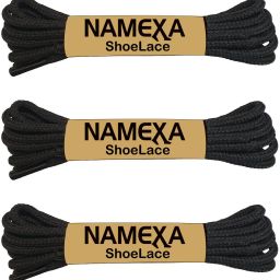 Namexa Round Shoe Lace 4mm Hiking Boot Lace Trekking & Safety Shoe Lace-image-59