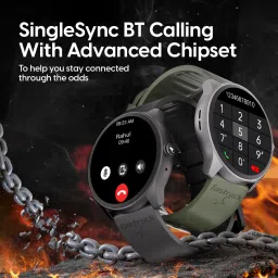 Fastrack Revoltt FR1 Pro|1.3Inch AMOLED display with 600 Nits|Advanced BT Calling Chipset Smartwatch image 3