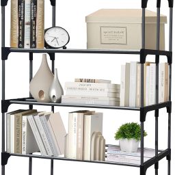 BOOKCASES Metal Open Book Shelf-14