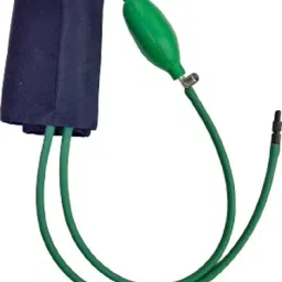 Microtone BP Cuff Blue with Green Bladder and Bulb Bp Monitor Cuff-image-11
